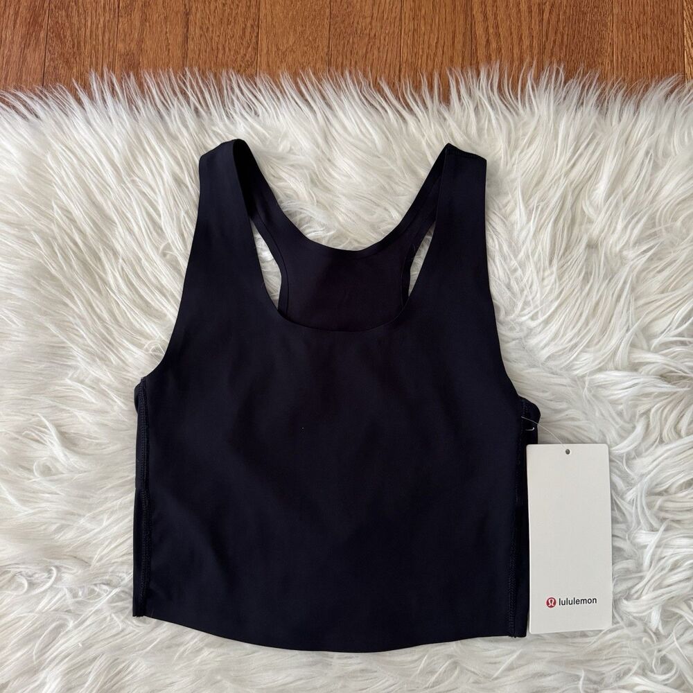 Lululemon Fast And Free Tank Women’s XXS Nightmoth Lightweight Seamless Run NWT